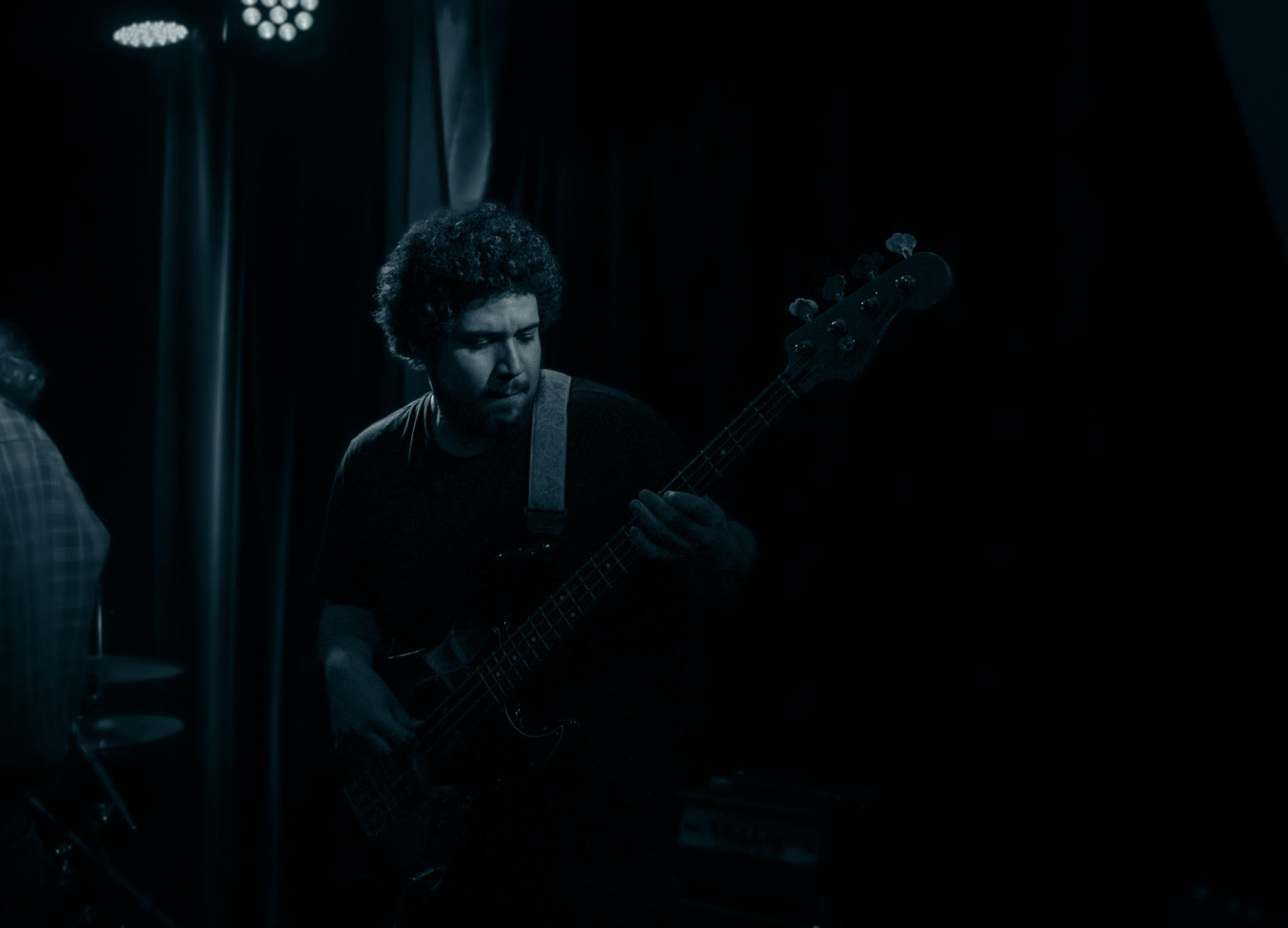 Maid guitarist performing